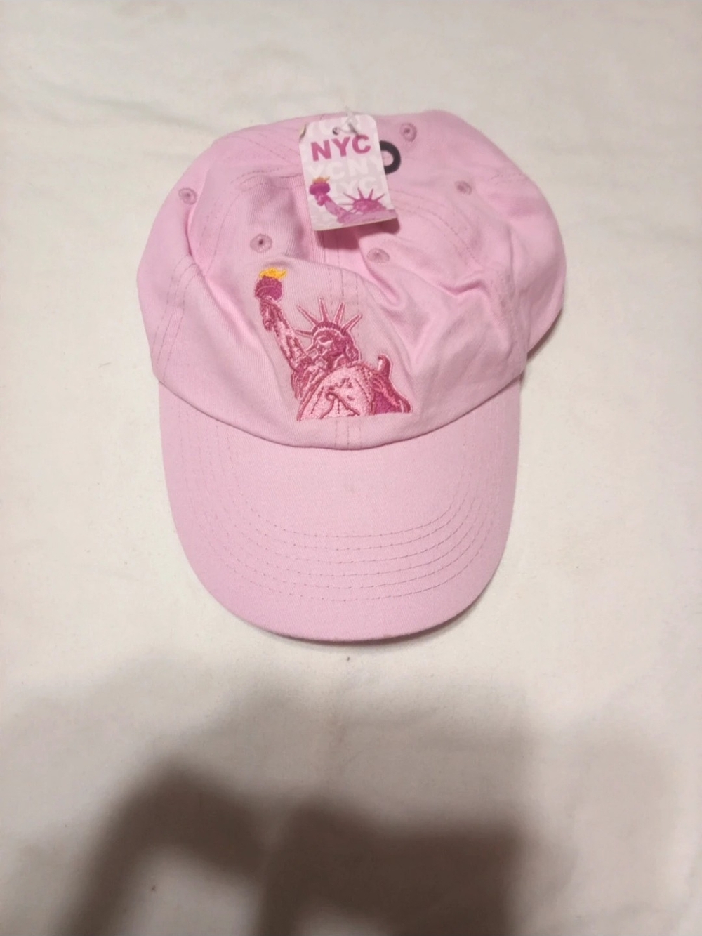 NYC Pink Statue of Liberty Baseball Cap